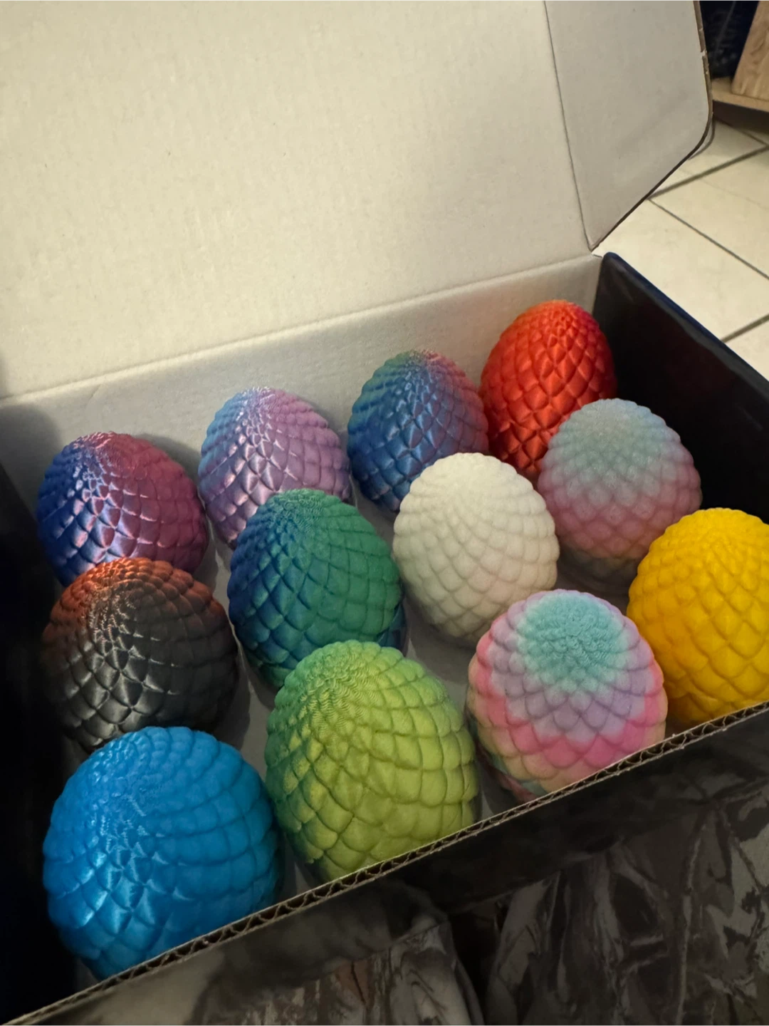 3D Printed Dragon Eggs (comes w/ Dragons!)