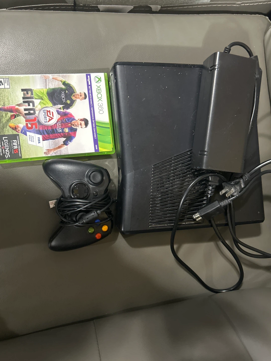 Microsoft Xbox 360 S Console with FIFA 15 Game