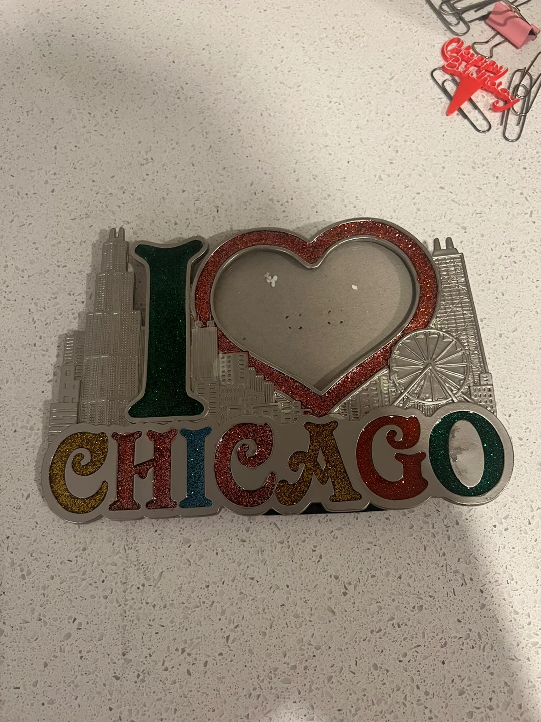 I Love Chicago Photo Frame