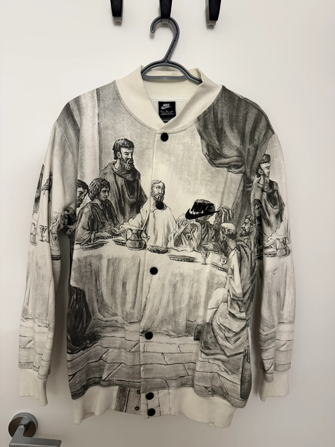 Nike x Off-White "The Last Supper" Varsity Jacket