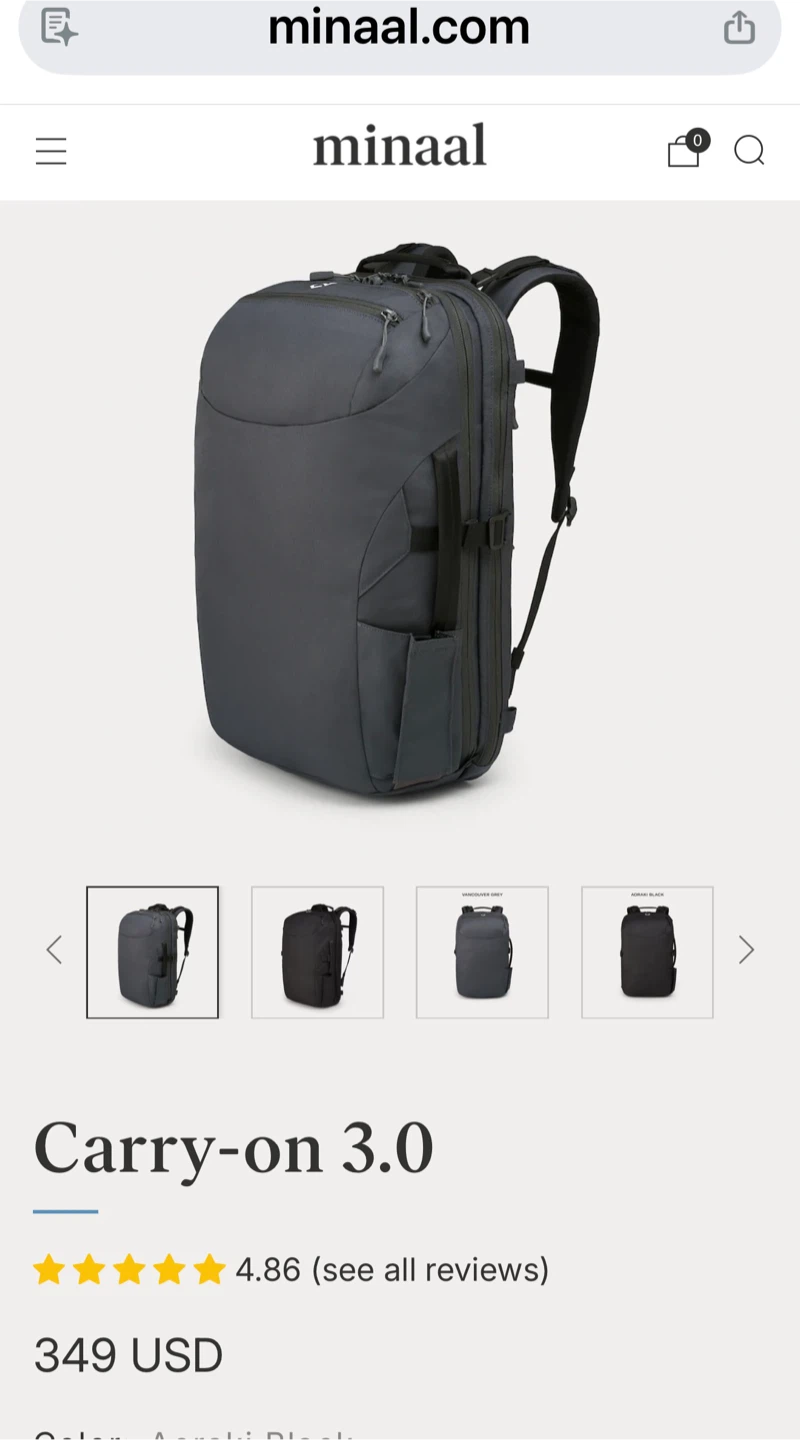 Travel backpack - photo 3