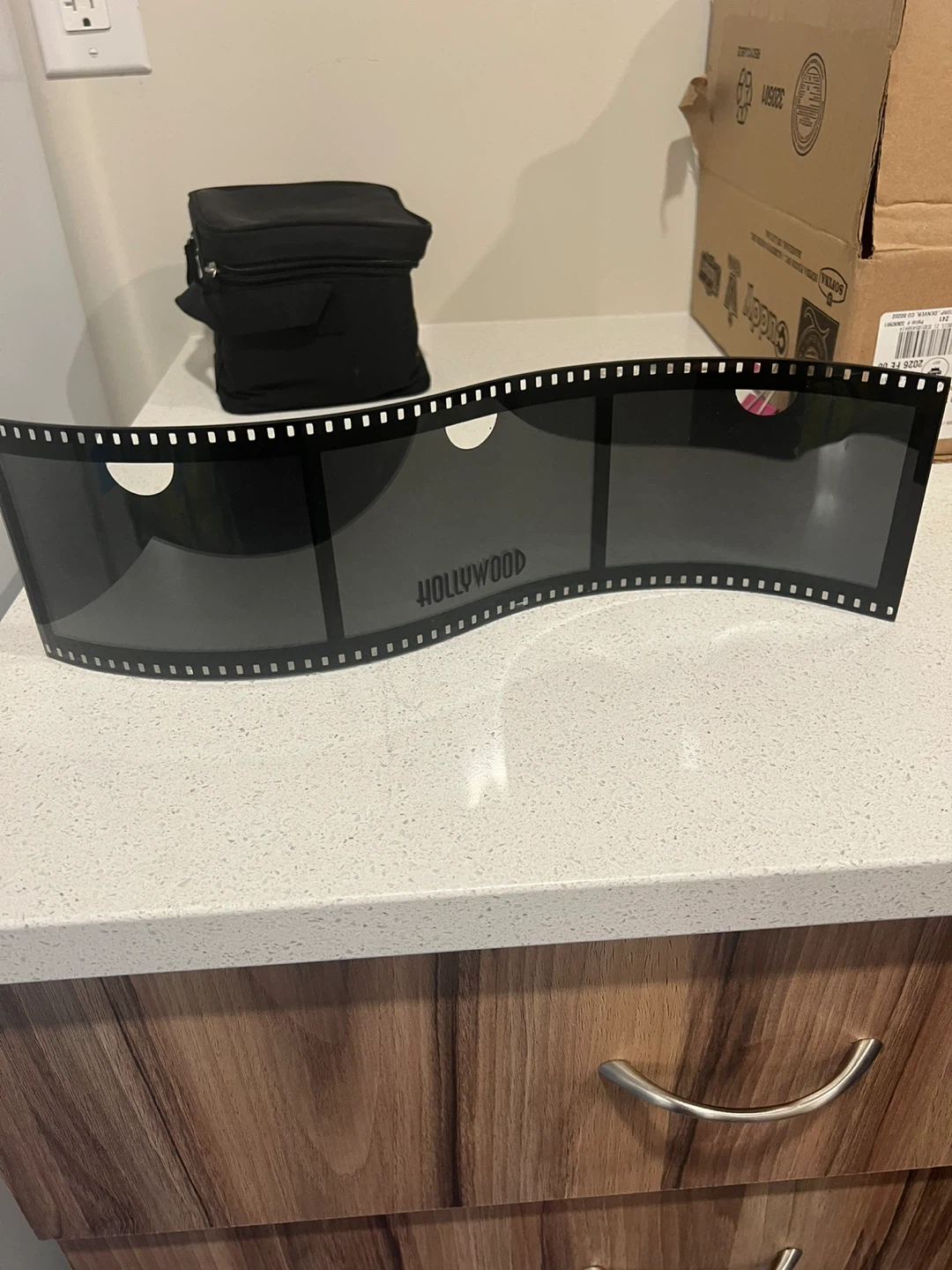 Hollywood Film Strip Holder and Black Pouch - photo 2