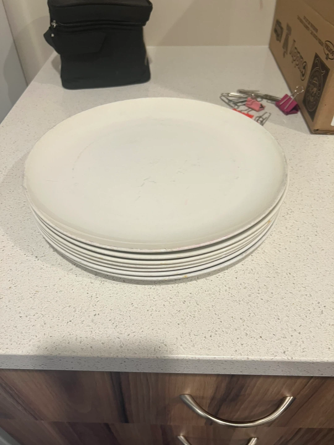 Set of 6 White Dinner Plates - photo 2