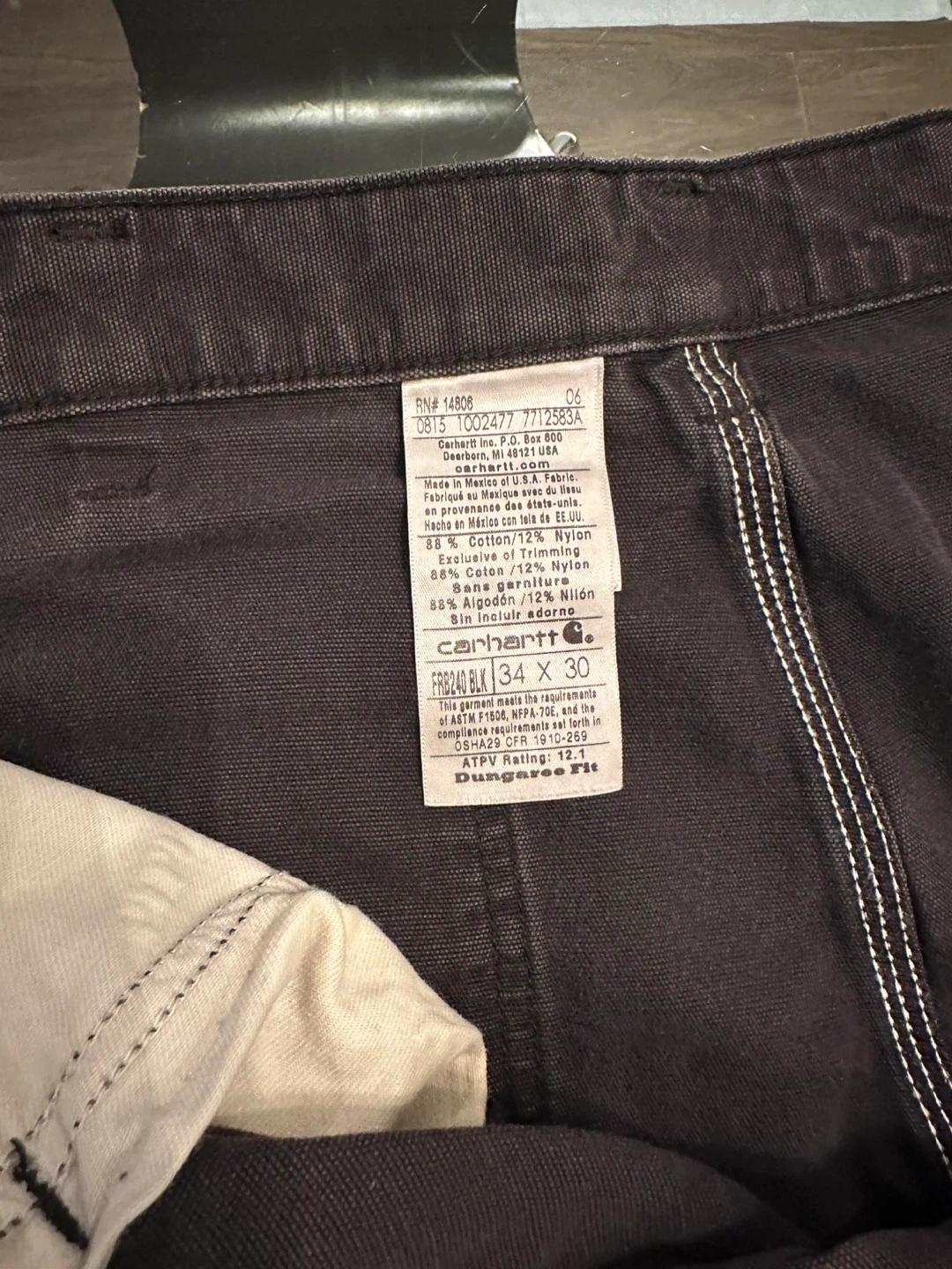Carhartt FR Flame-Resistant Dungaree Fit Cargo Jeans - photo 2