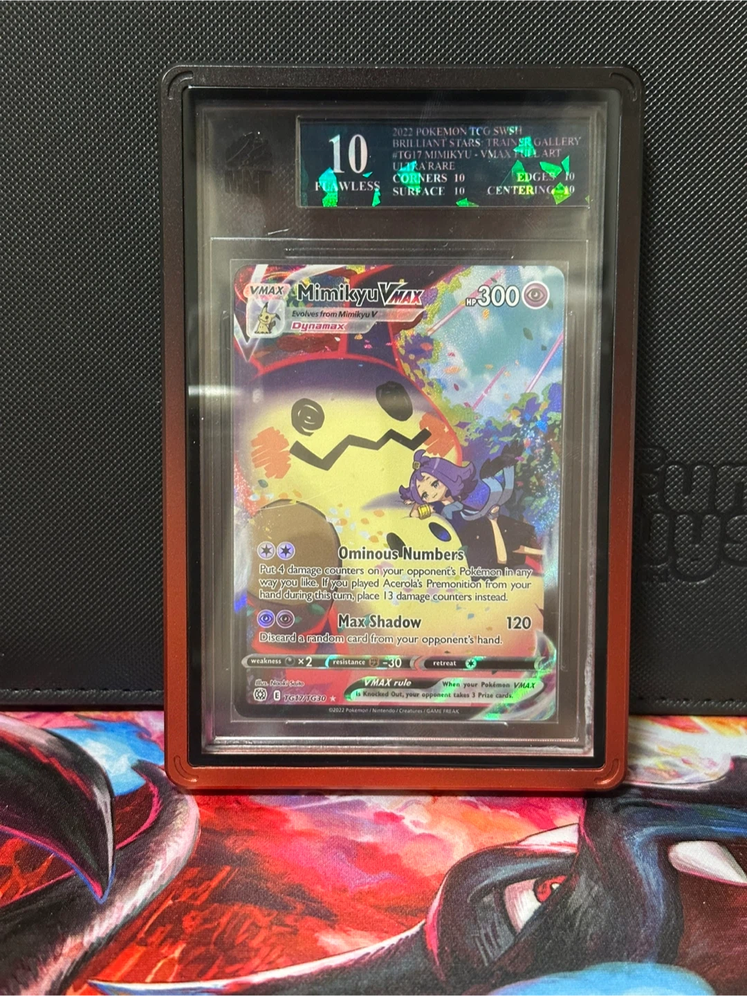 Pokemon TCG Mimikyu VMAX Full Art Card