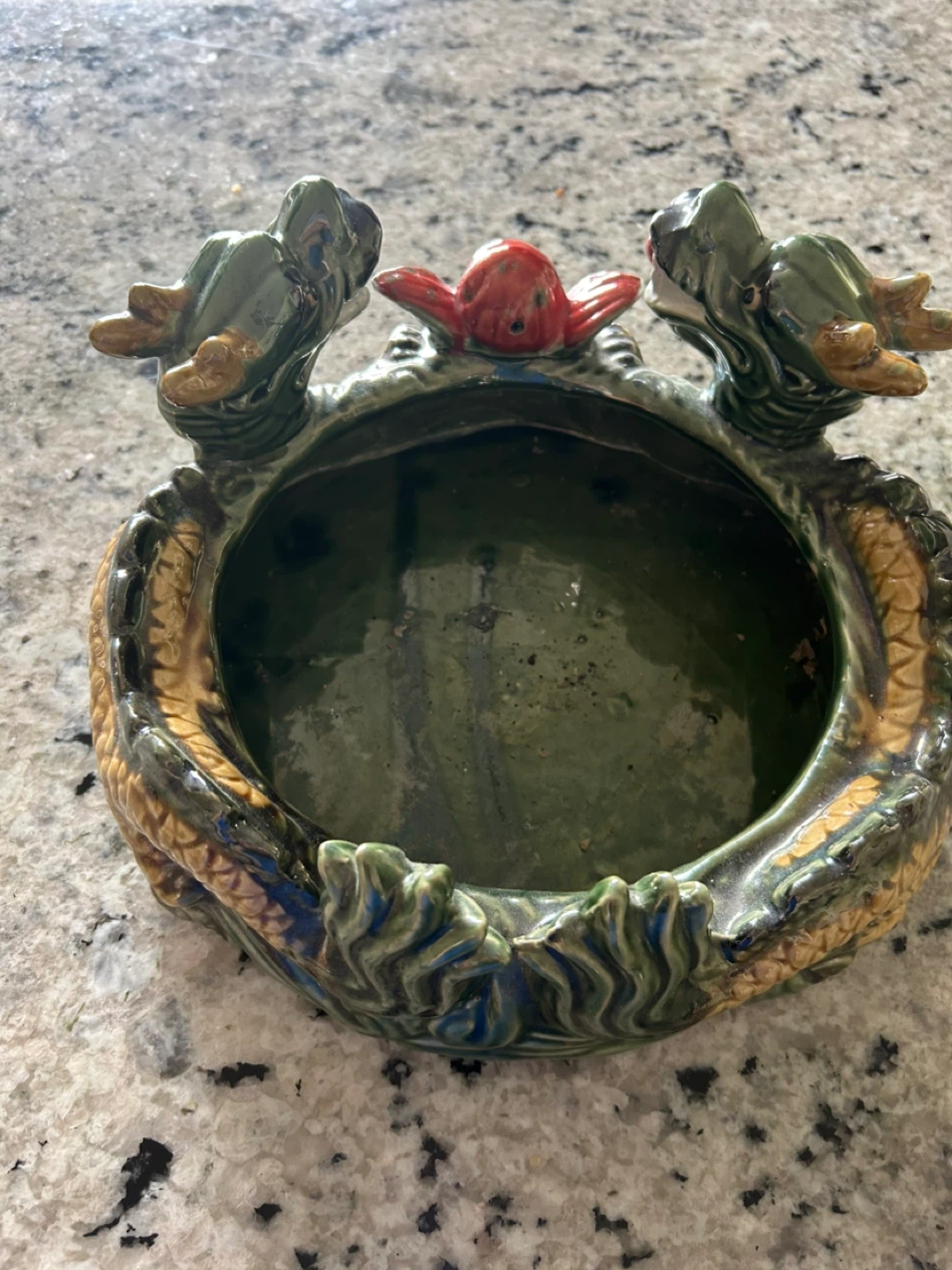 Vintage Dragon planter vase - photo 3