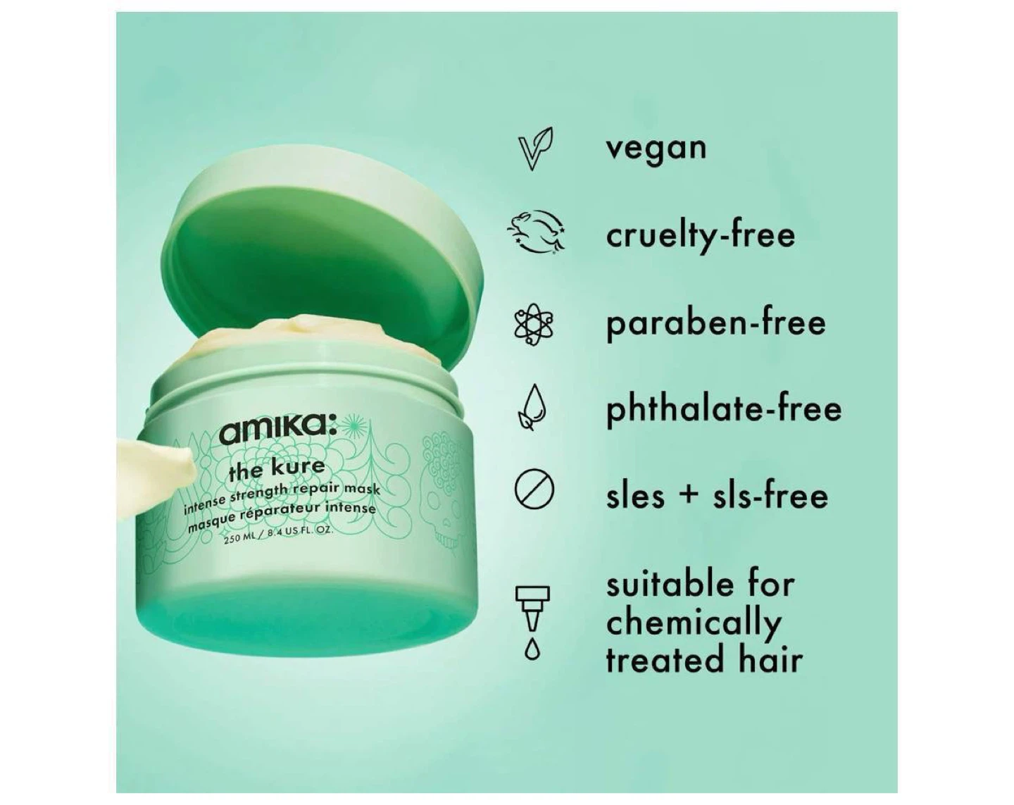 Amika The Kure Intense Strength Repair Mask - 50ml - photo 4