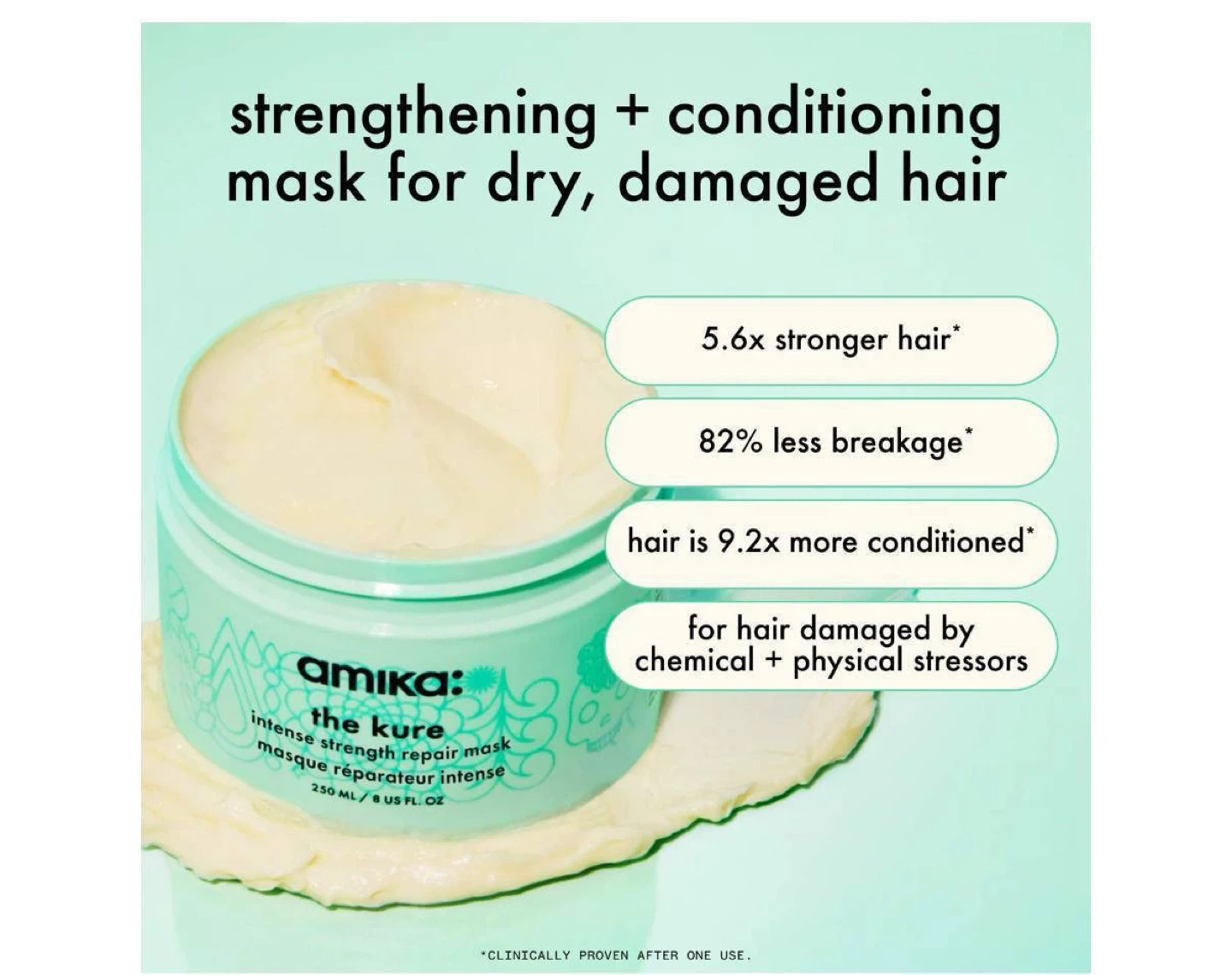 Amika The Kure Intense Strength Repair Mask - 50ml - photo 3