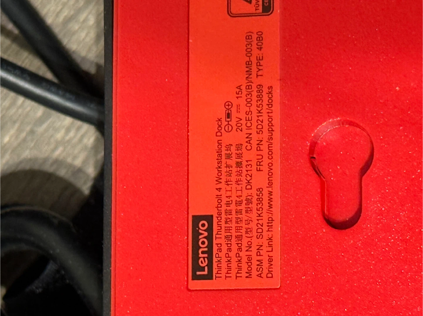 Lenovo ThinkPad Thunderbolt 4 Workstation Dock - photo 2