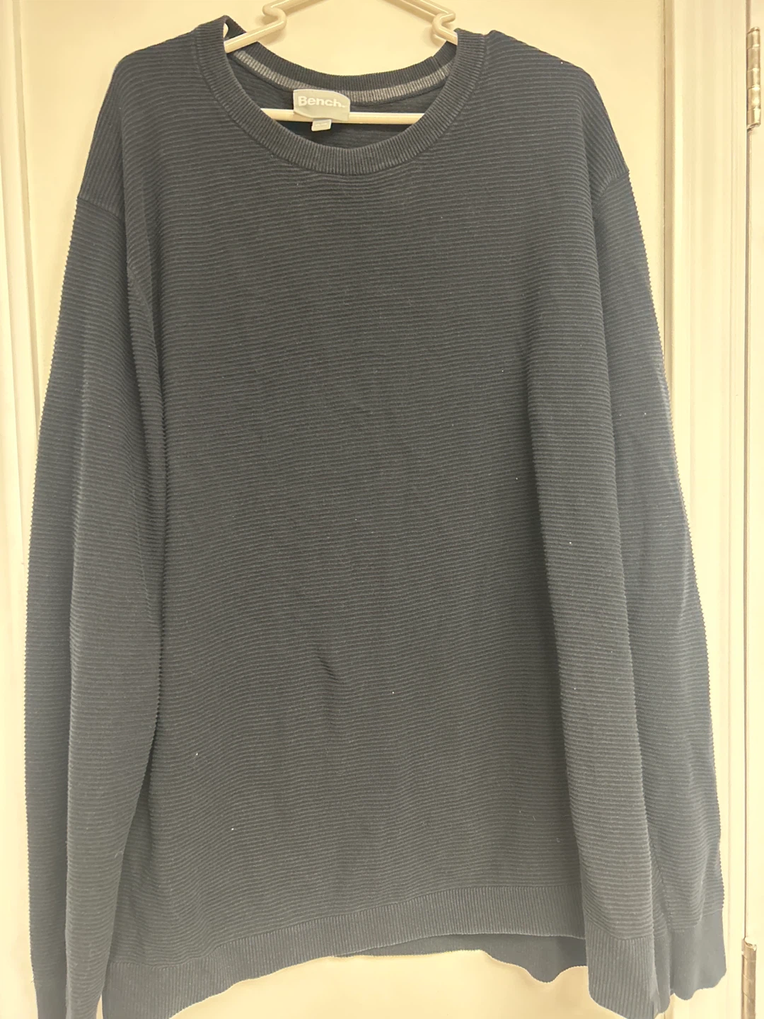 Bench Men's Crew Neck Sweater - Navy