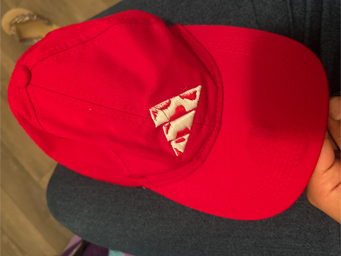 Red Adidas Baseball Cap