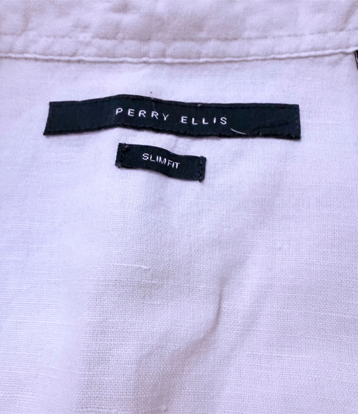 Perry Ellis Slim Fit Short Sleeve Shirt - Size L - photo 3