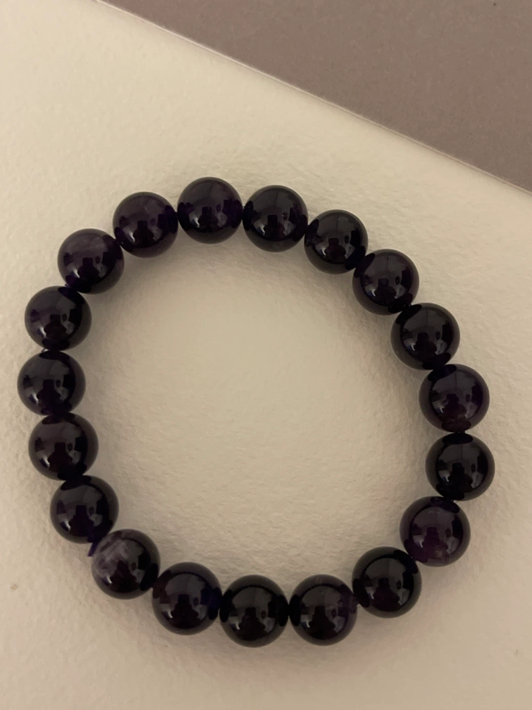 Amethyst Beaded Bracelet