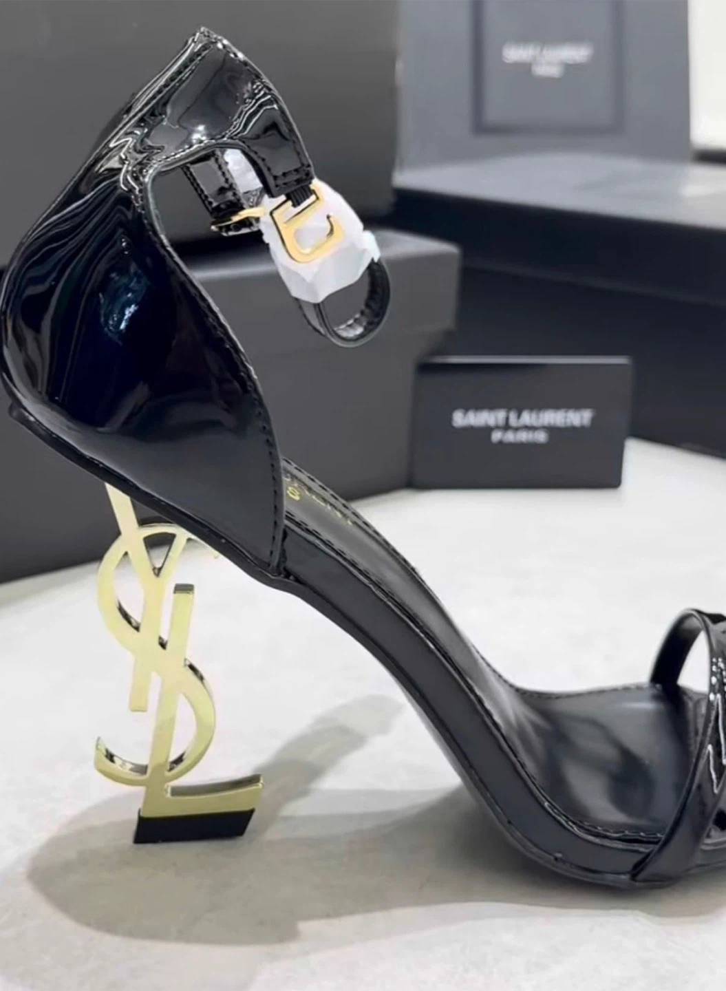 Saint Laurent Opyum Heels Black Patent Leather - photo 3