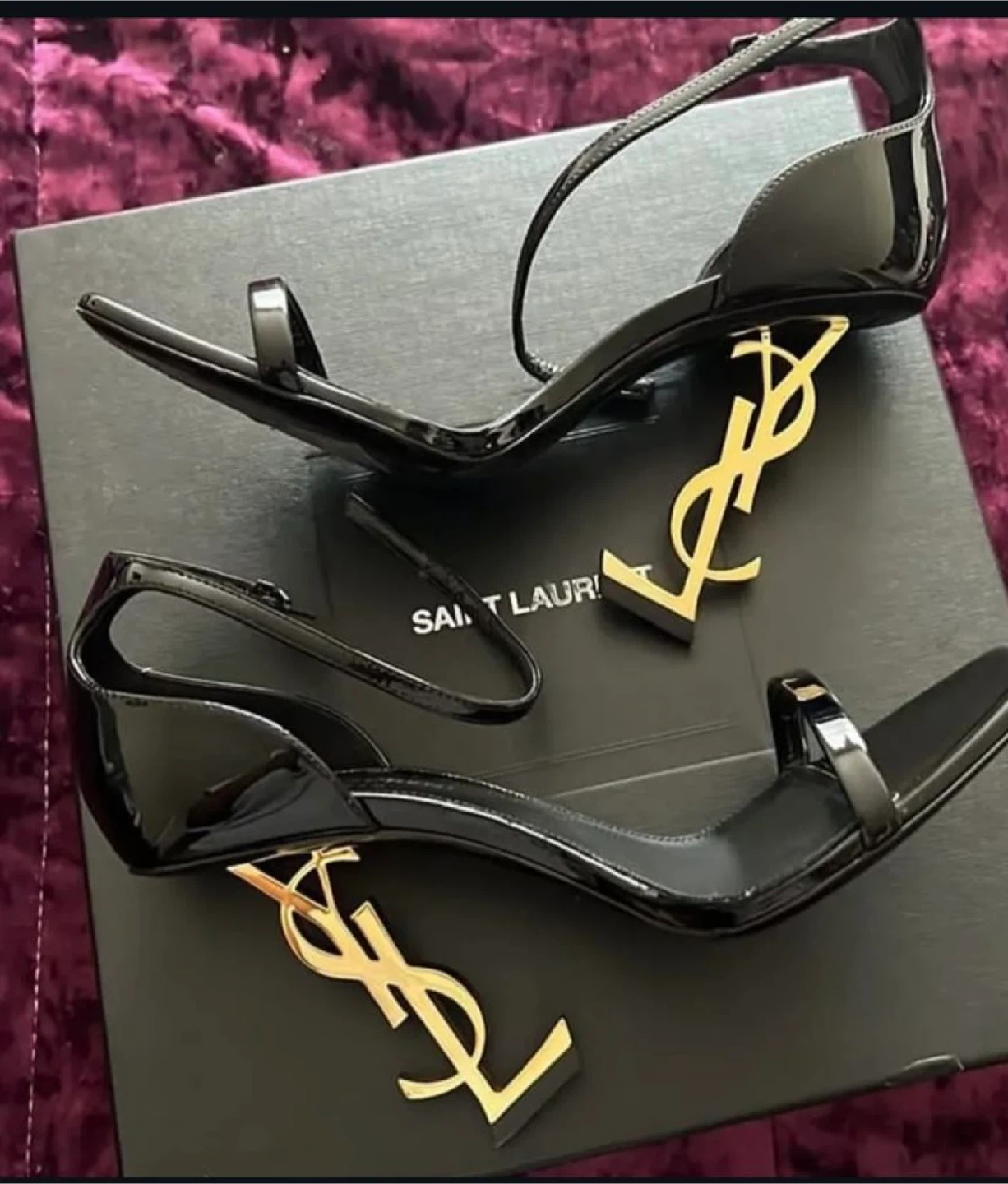 Saint Laurent Opyum Heels Black Patent Leather - photo 2