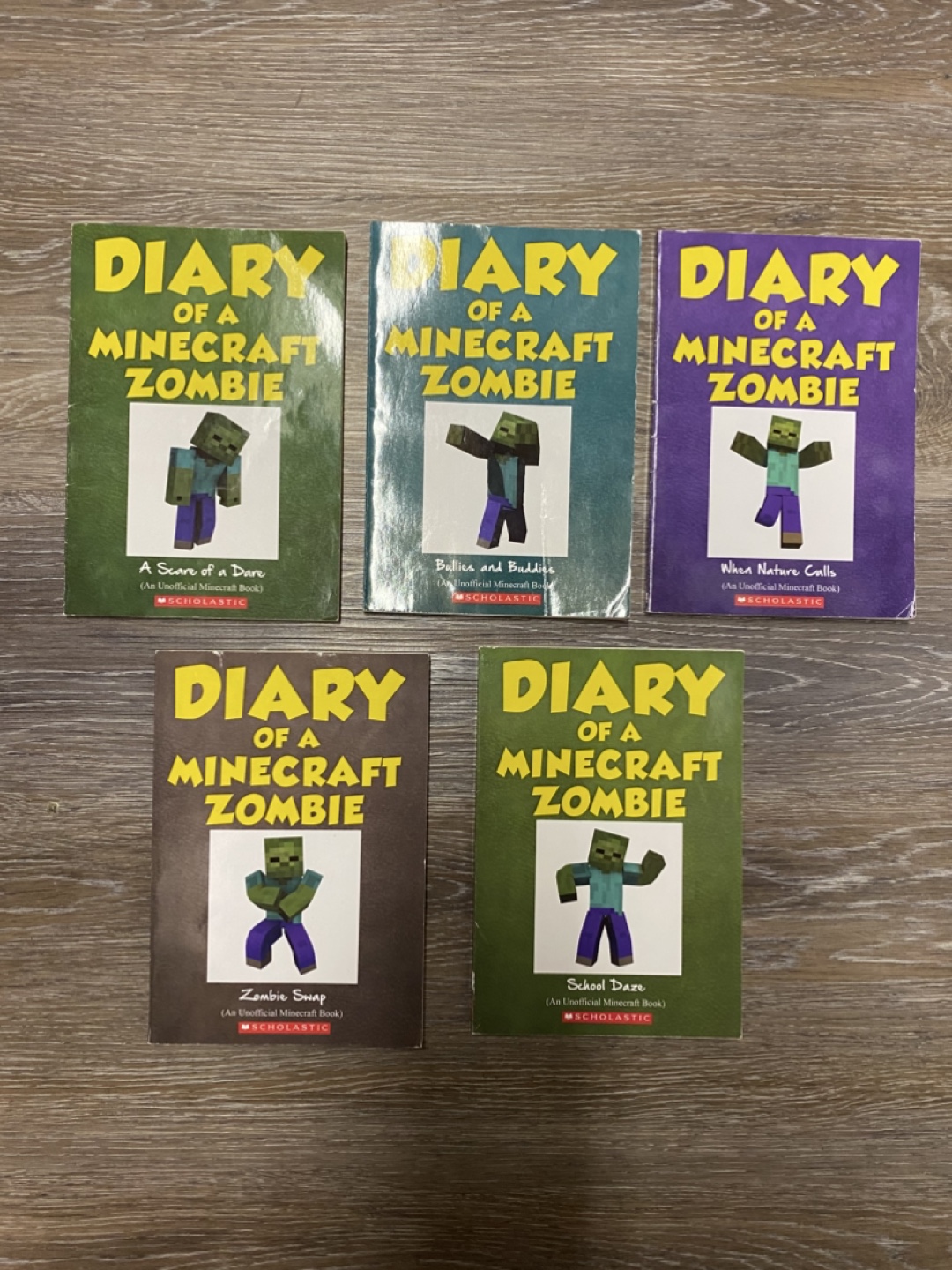 Diary of a Minecraft Zombie Book Set