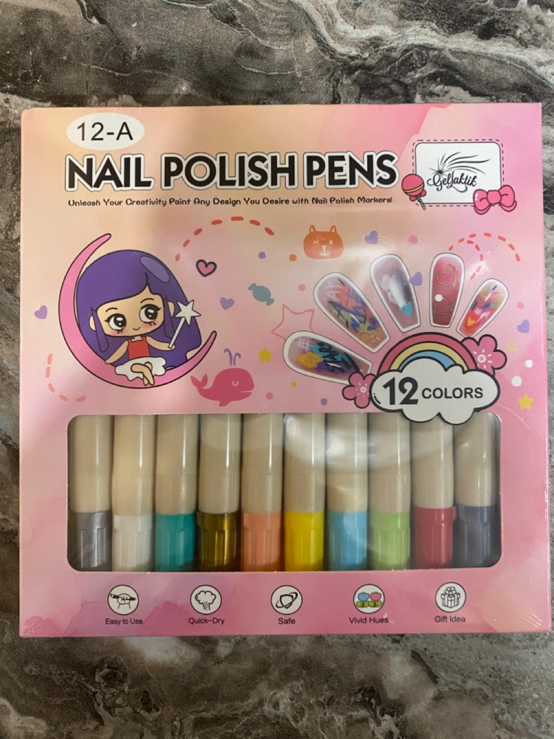Brand new- Nail Polish Pens 12 Colors