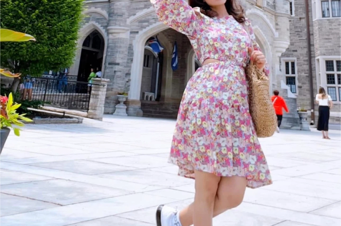 Women's Floral Cut-out Dress - photo 2