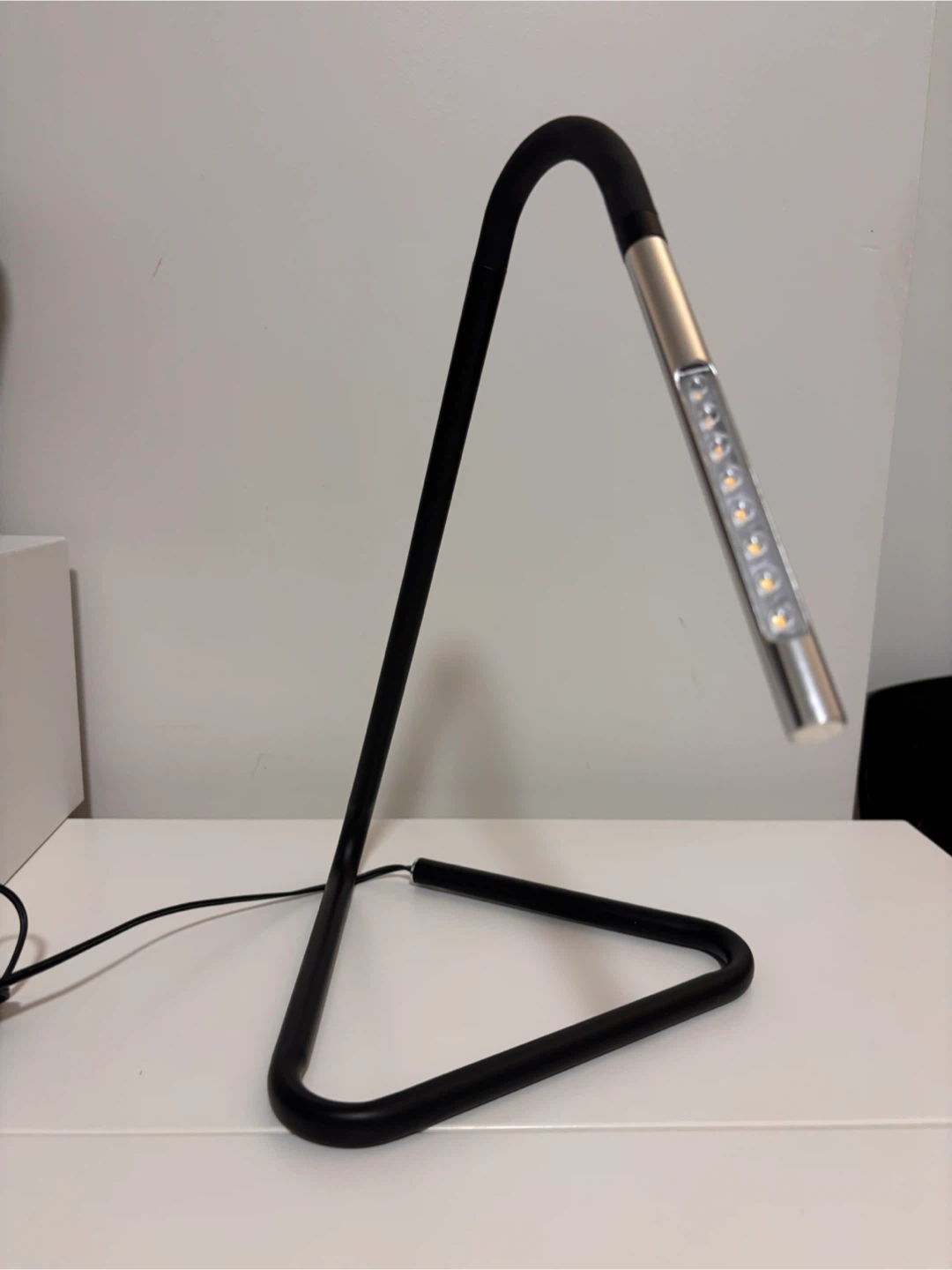 Modern LED Desk Lamp - Black and Silver
