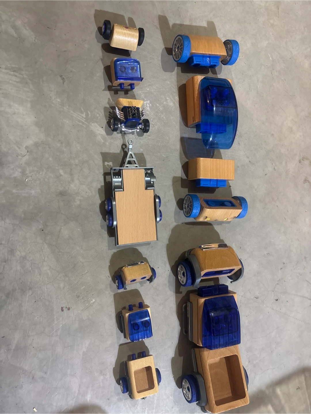 Wooden modular Toy Cars