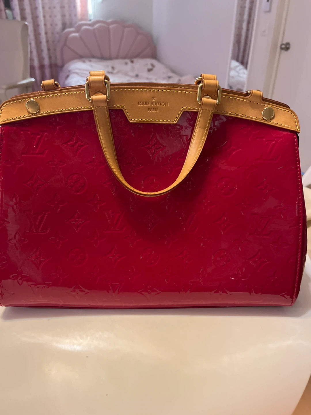Louis Vuitton Monogram Vernis "Alma" Handbag