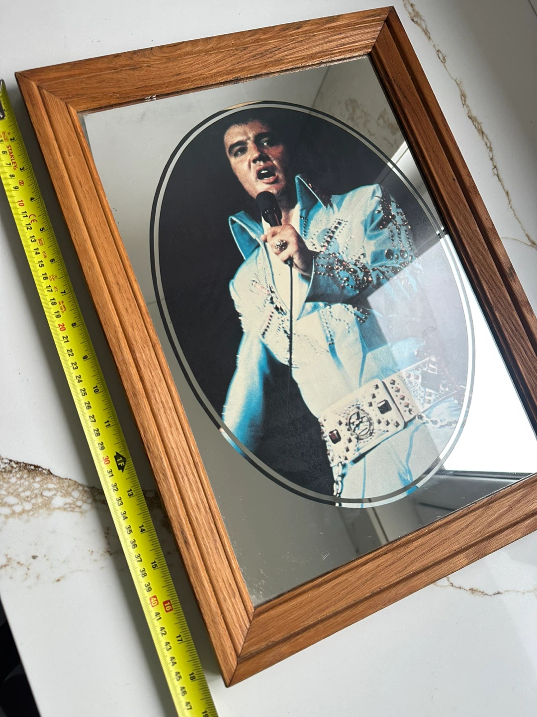 Elvis Presley Framed Mirror – Vintage Wall Art - photo 3