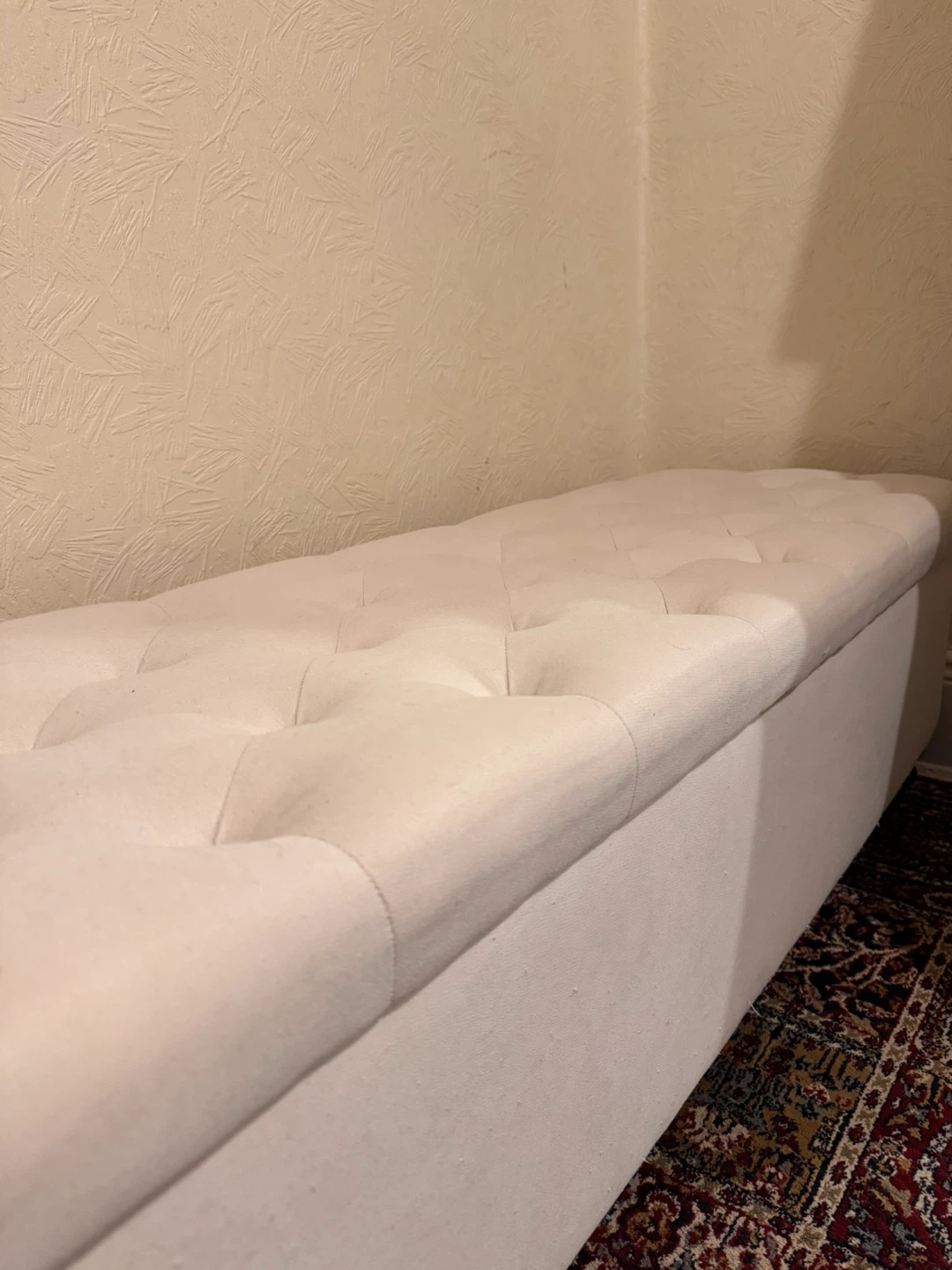 Tufted Storage Ottoman Bench