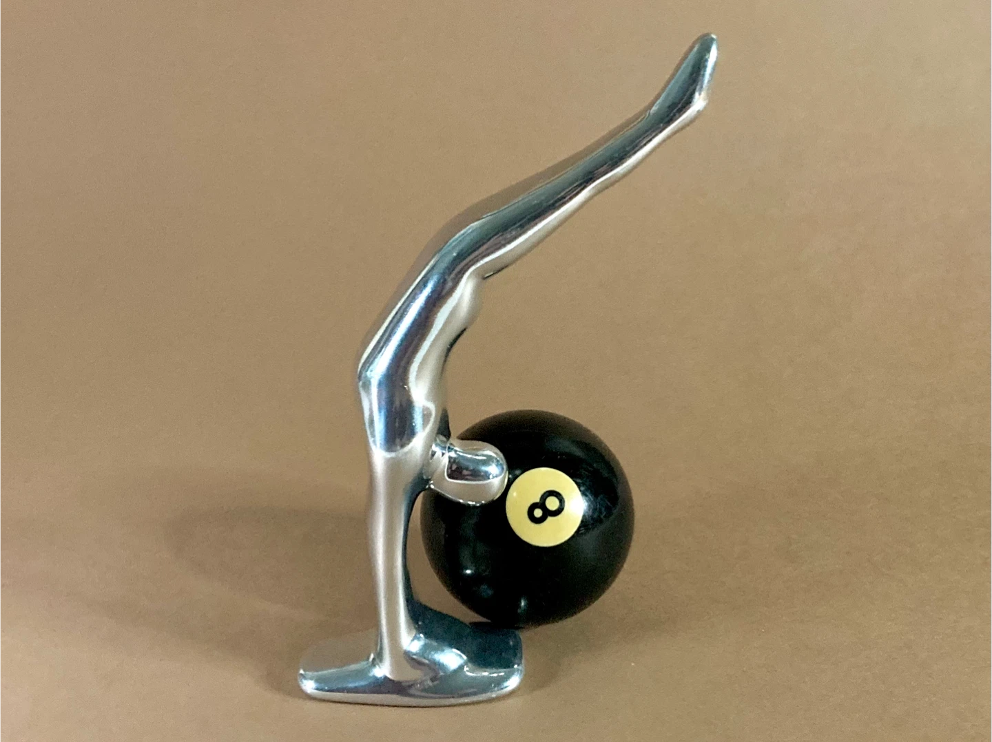 Cast Aluminum Diver/Gymnast Figure - photo 5