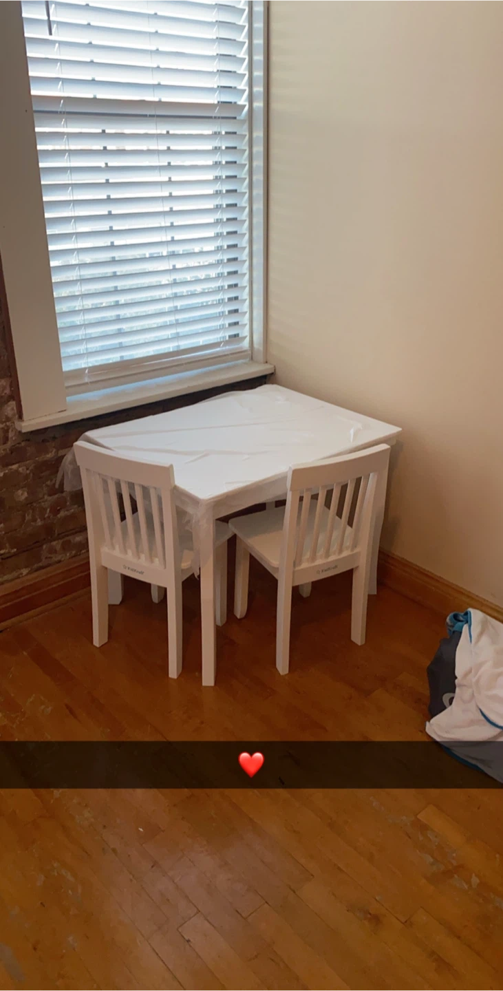 Twin/Full Bunk bed with trundle, tall dresser and kids table. - photo 2