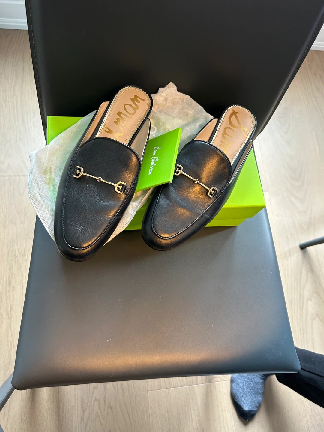 Sam Edelman Linnie Mules - Black Leather - photo 4