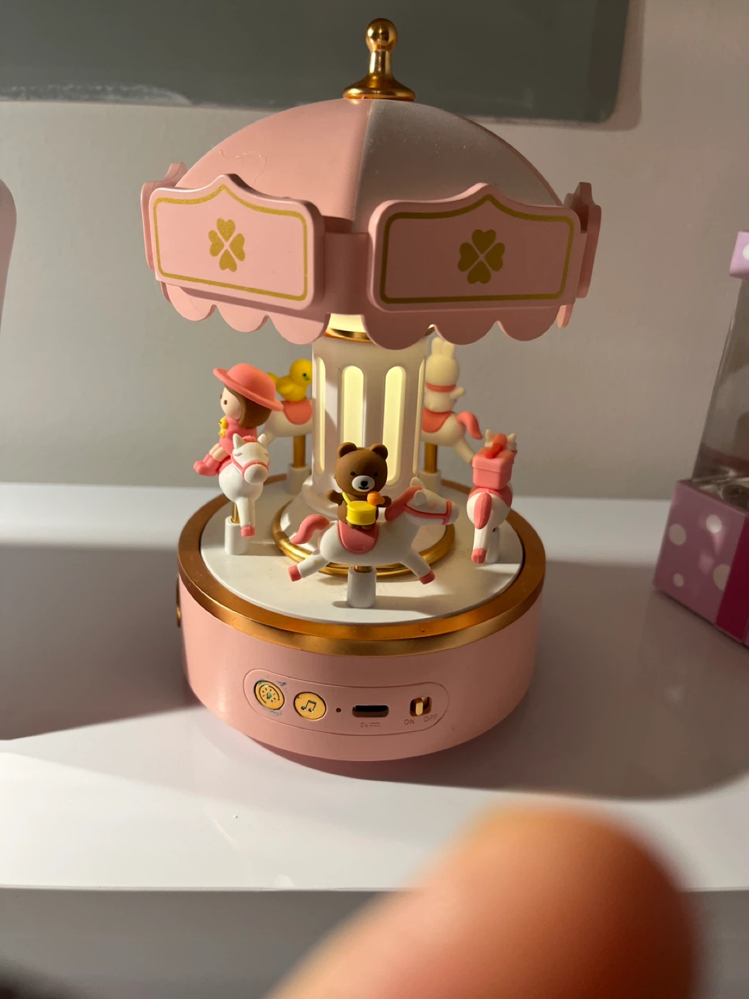 Carousel Music Box with Light - photo 3
