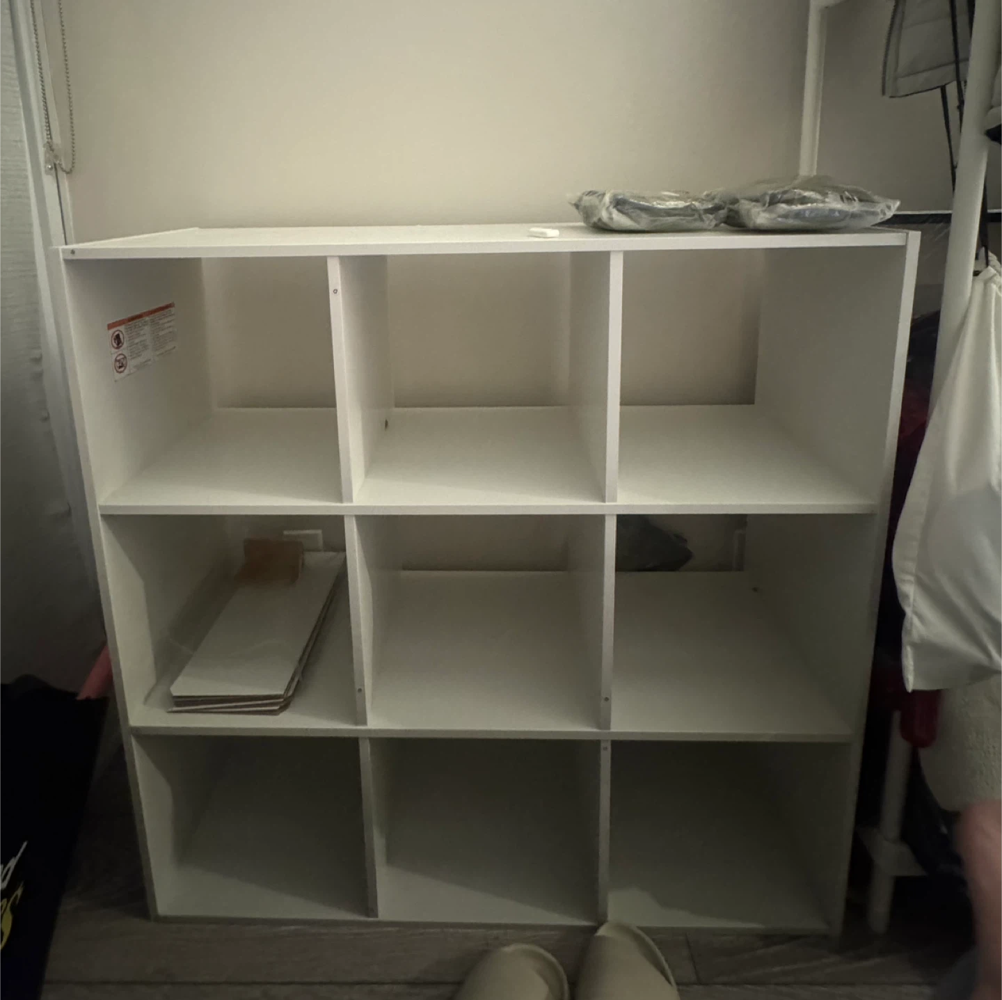 White 9-Cube Storage Organizer