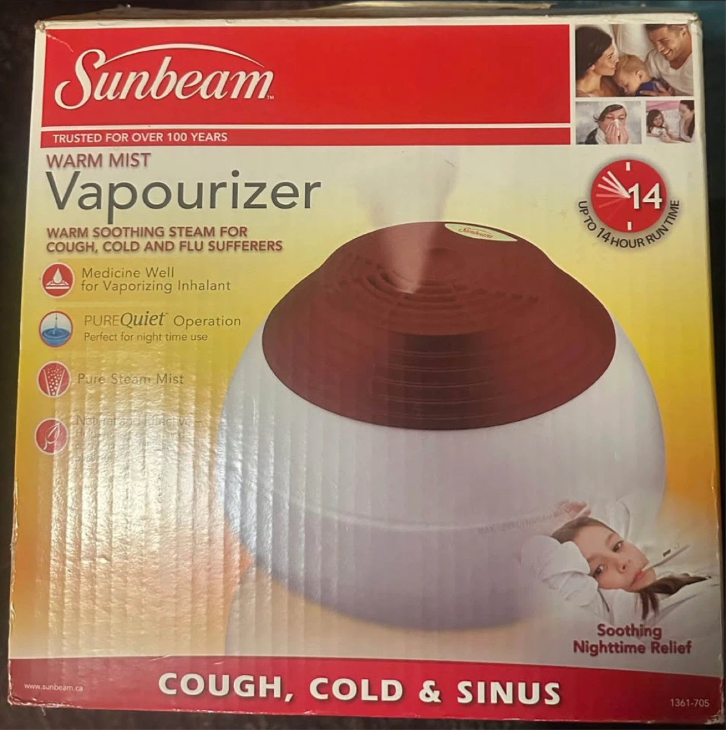 Sunbeam Warm Mist Vapourizer