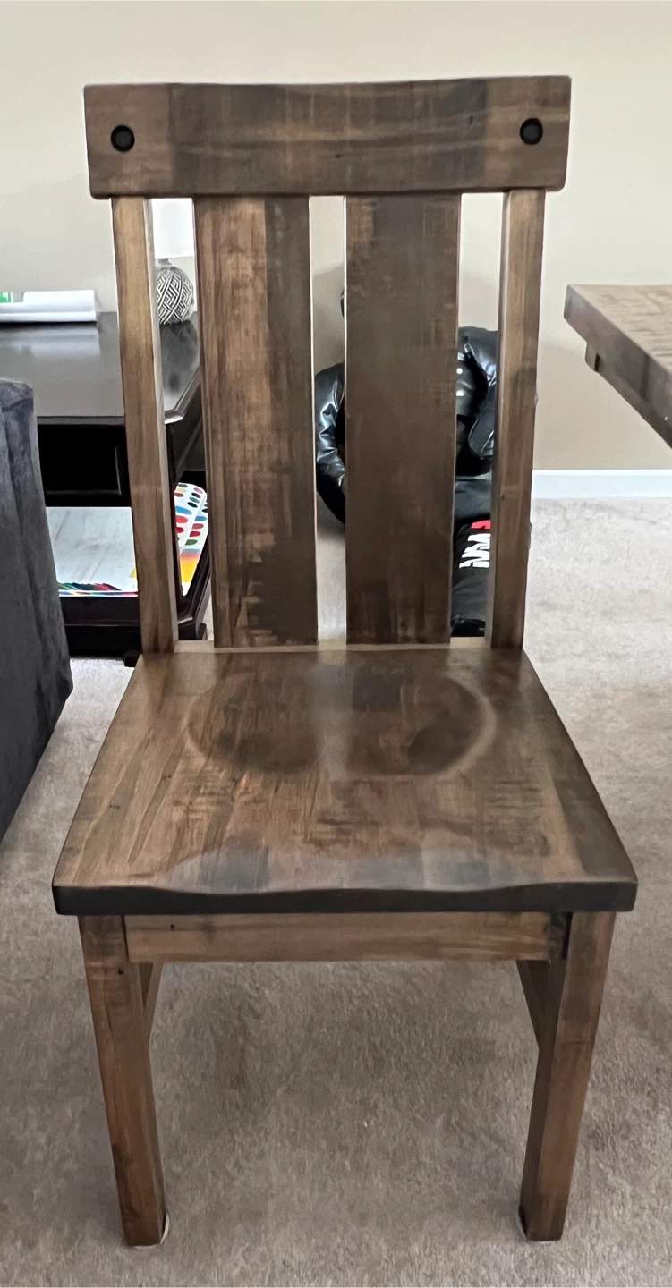 Solid Wood Mennonite Dining Table Set - photo 3