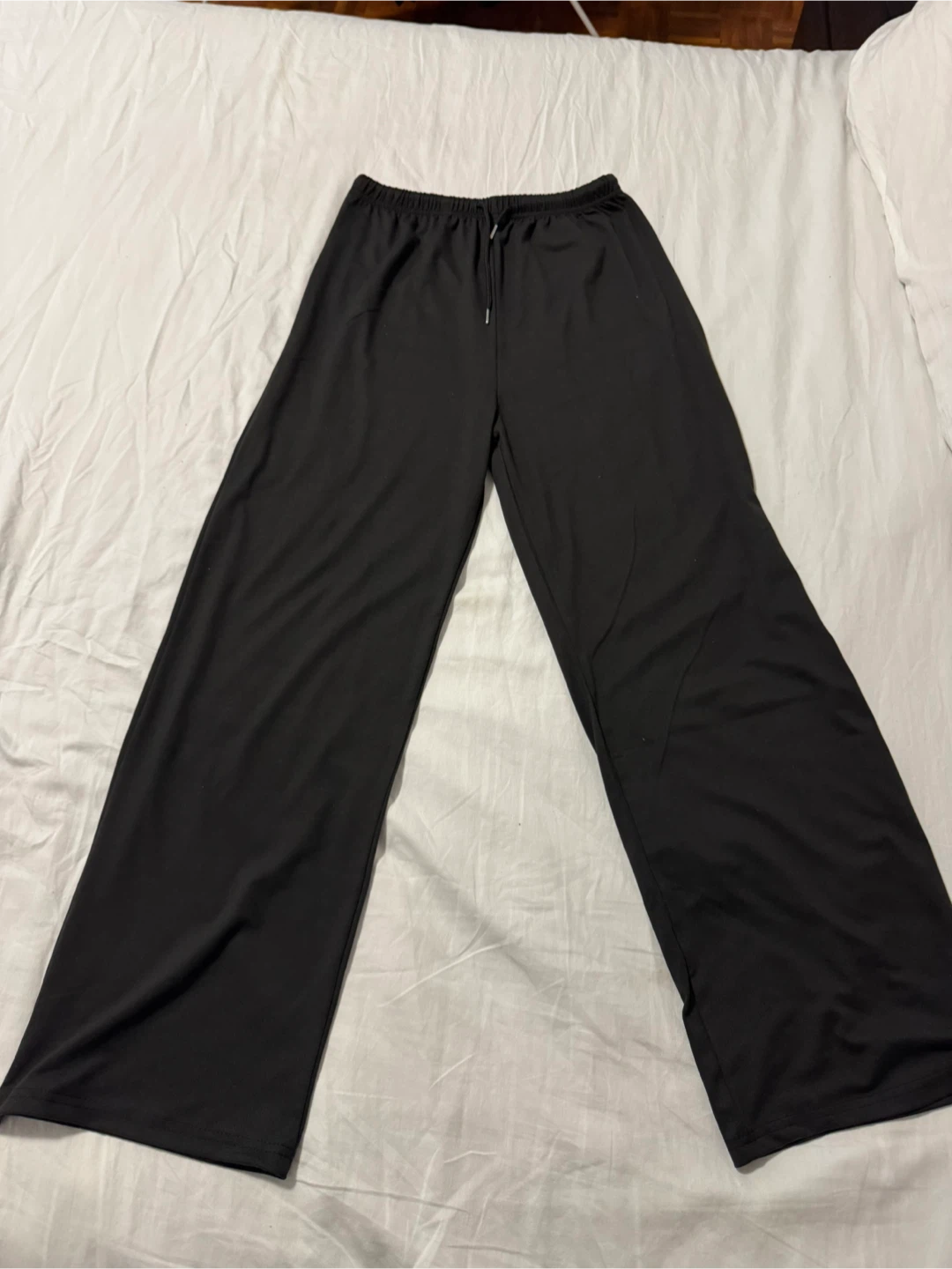Black Wide Leg Pants - Size Medium