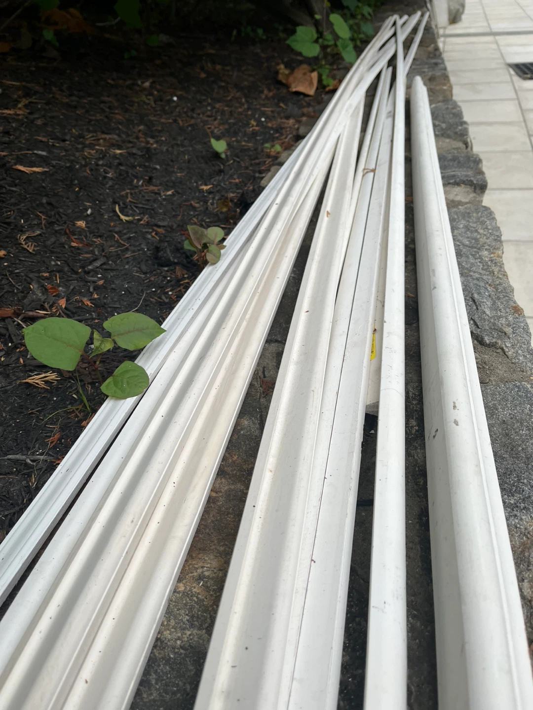 White Decorative Molding Trim Pieces