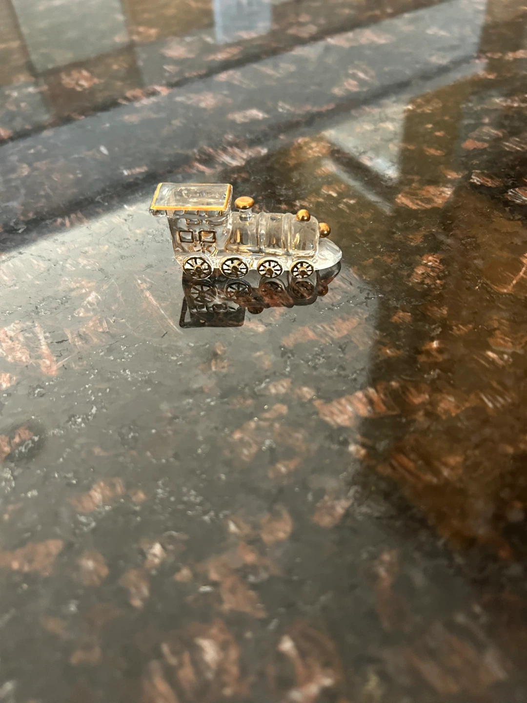 Glass Train Figurine - photo 2