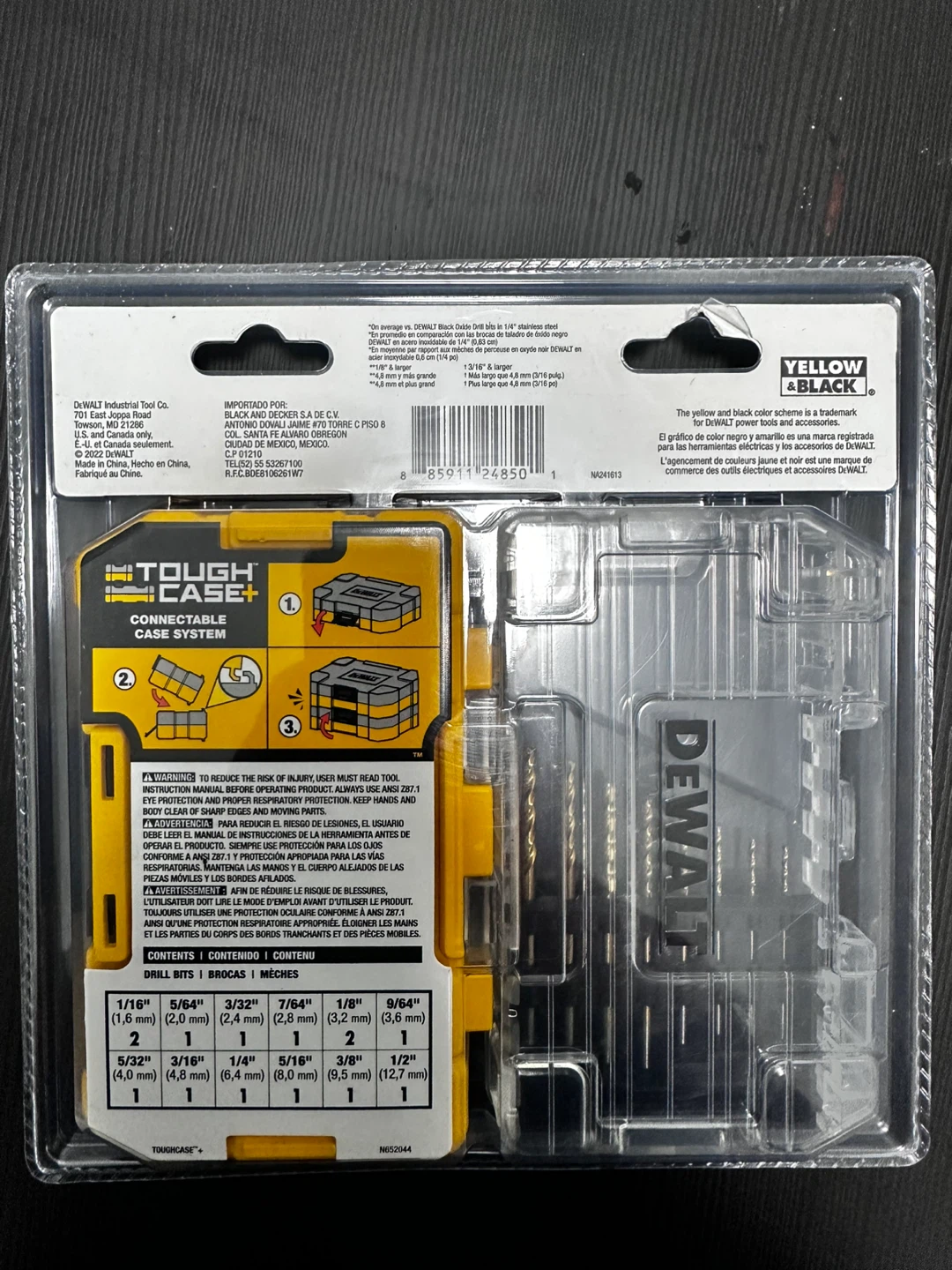 DEWALT 14 PC. Titanium Nitride Coated Drill Bit Set - photo 2