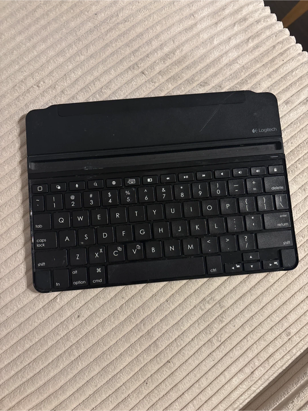 Black Logitech Wireless iPad Tablet Keyboard