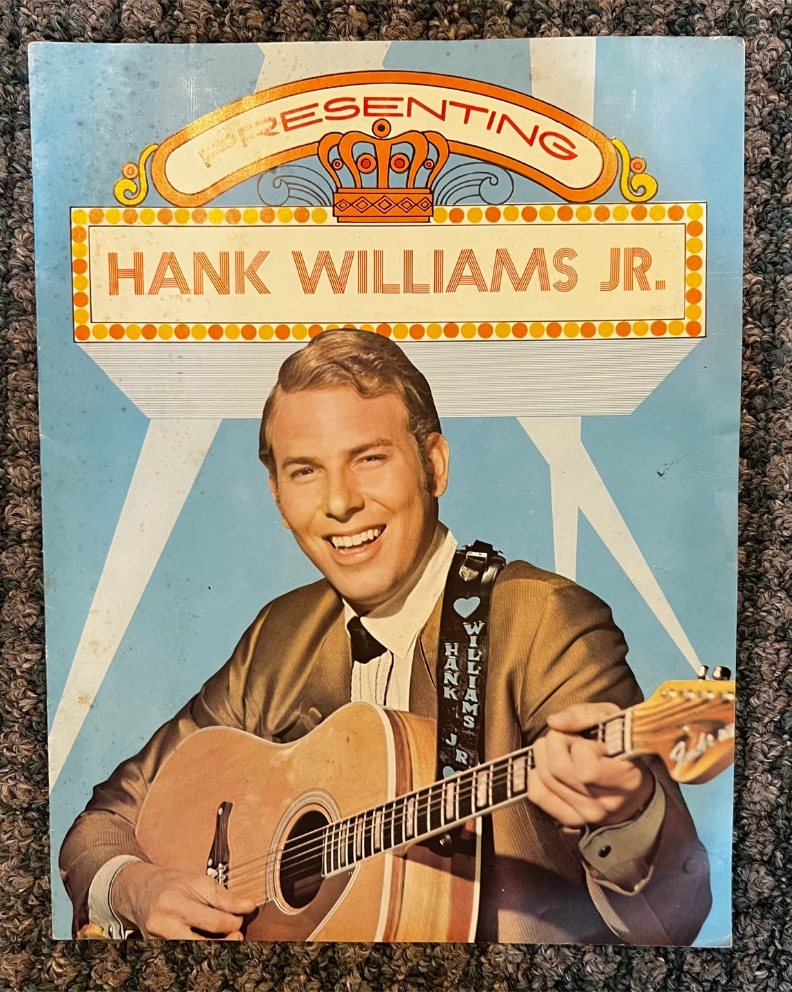 Super Rare 1960’s Hank Williams Jr Artist Booklet