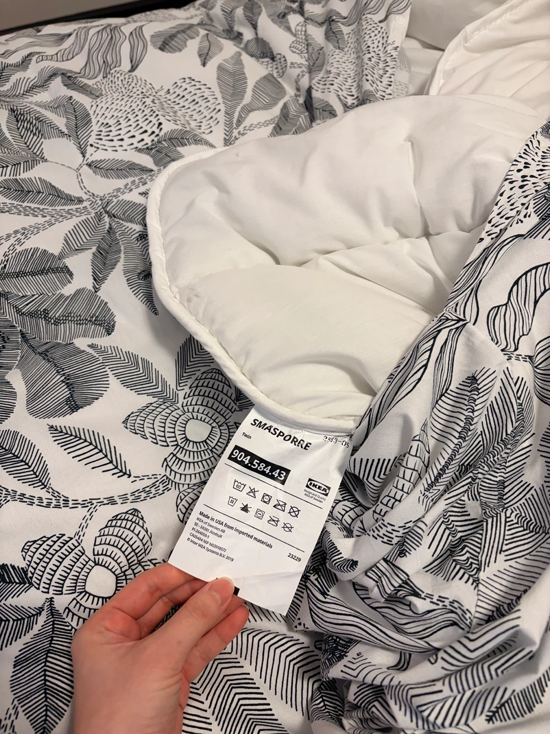 IKEA SMASPORRE Duvet and Duvet Cover