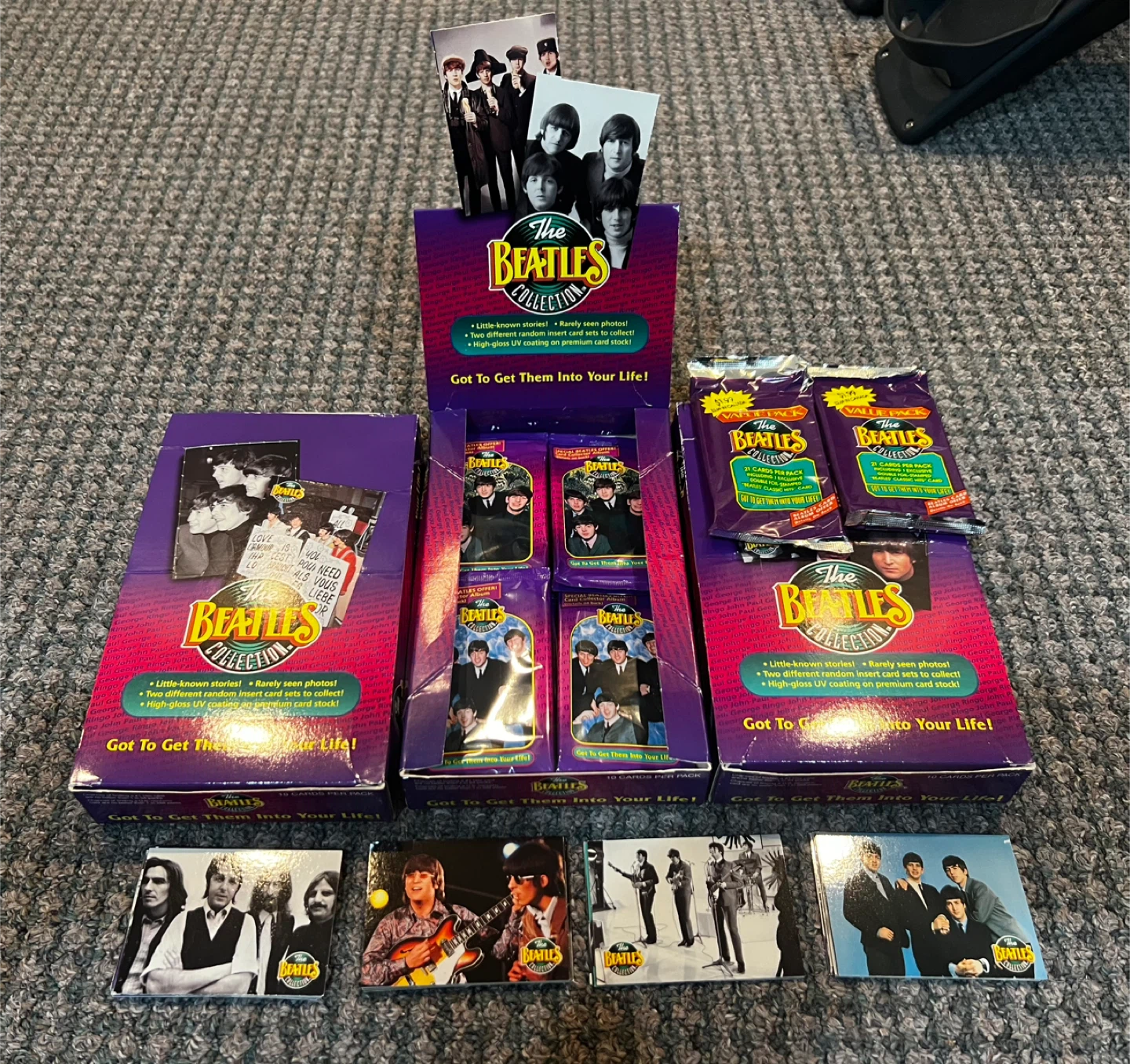 The Beatles Collection Trading Card Boxes