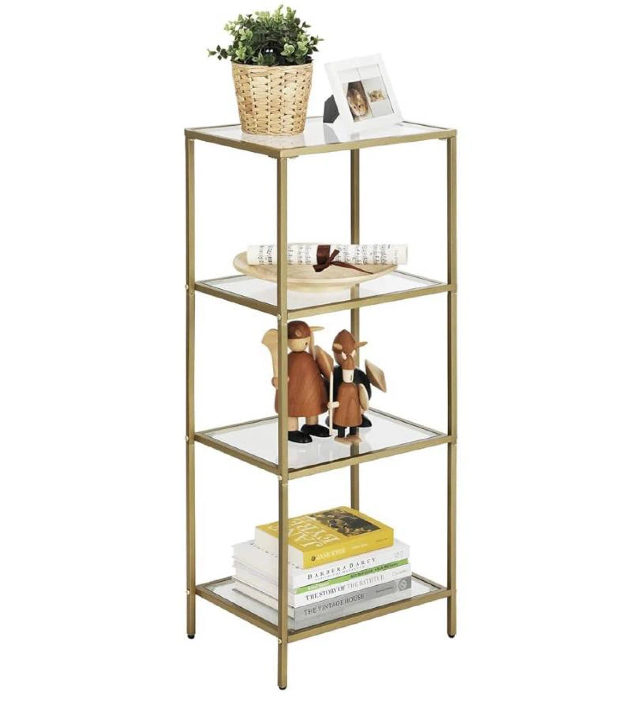 4-Tier Glass Shelf LGT28GS – Elegant Storage Shelf - photo 4