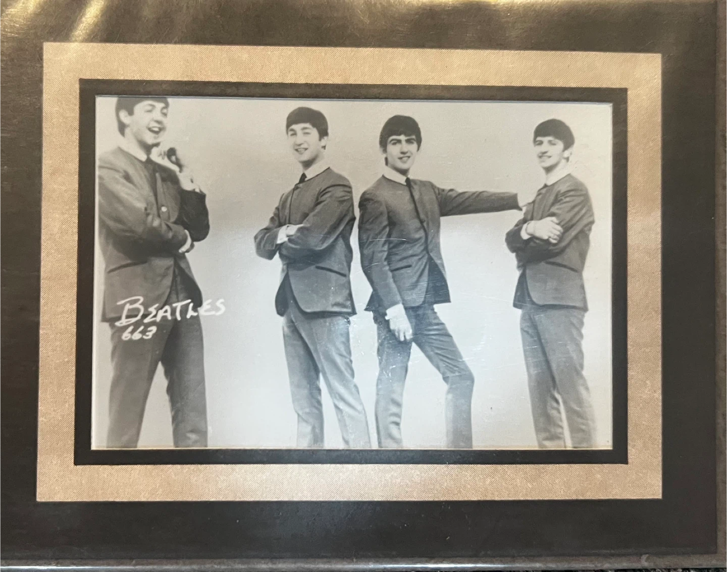 13 Beatles 5” x 7” B&W Photos in Frames - photo 4
