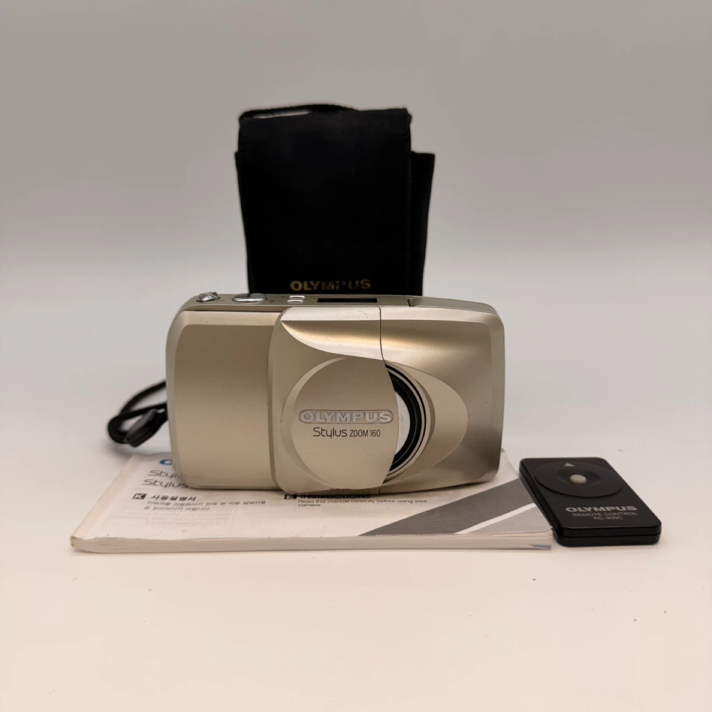 Olympus Stylus Zoom 160 35mm Film Camera w/ Remote