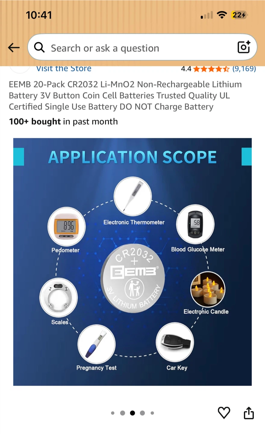 🆕 CR2032 Lithium Batteries - photo 2