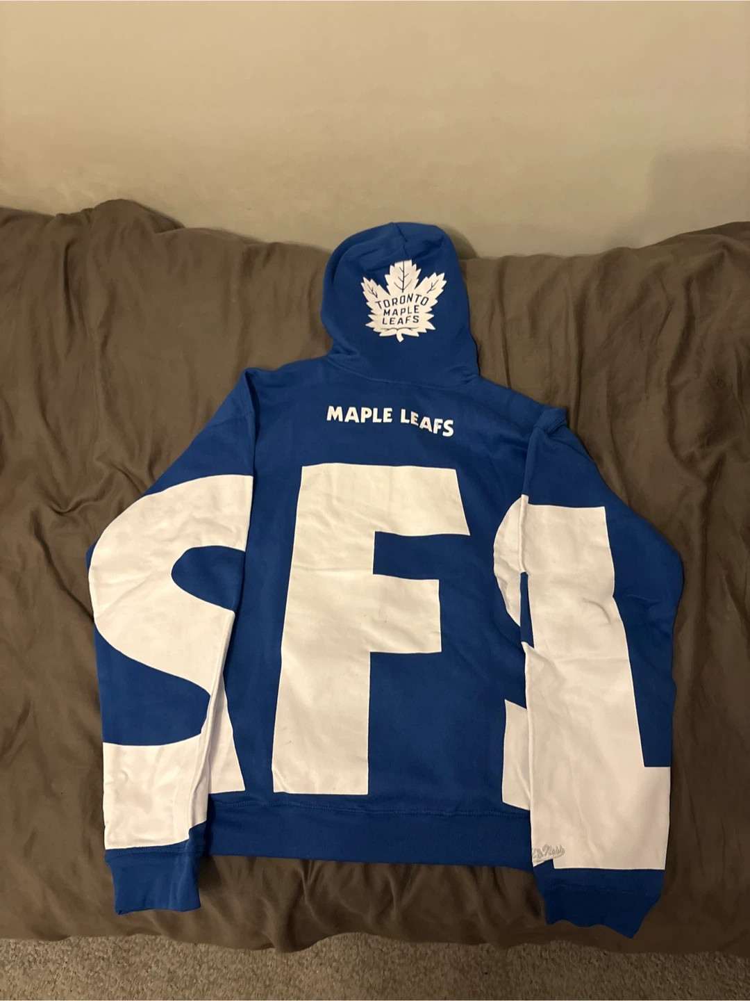 Mitchell & Ness Toronto Maple Leafs Hoodie - Blue, Size M - photo 2