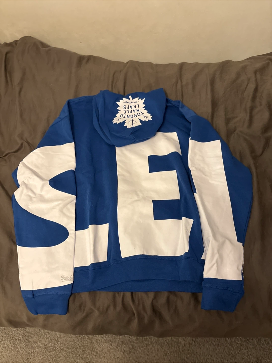 Mitchell & Ness Toronto Maple Leafs Hoodie - Blue, Size M