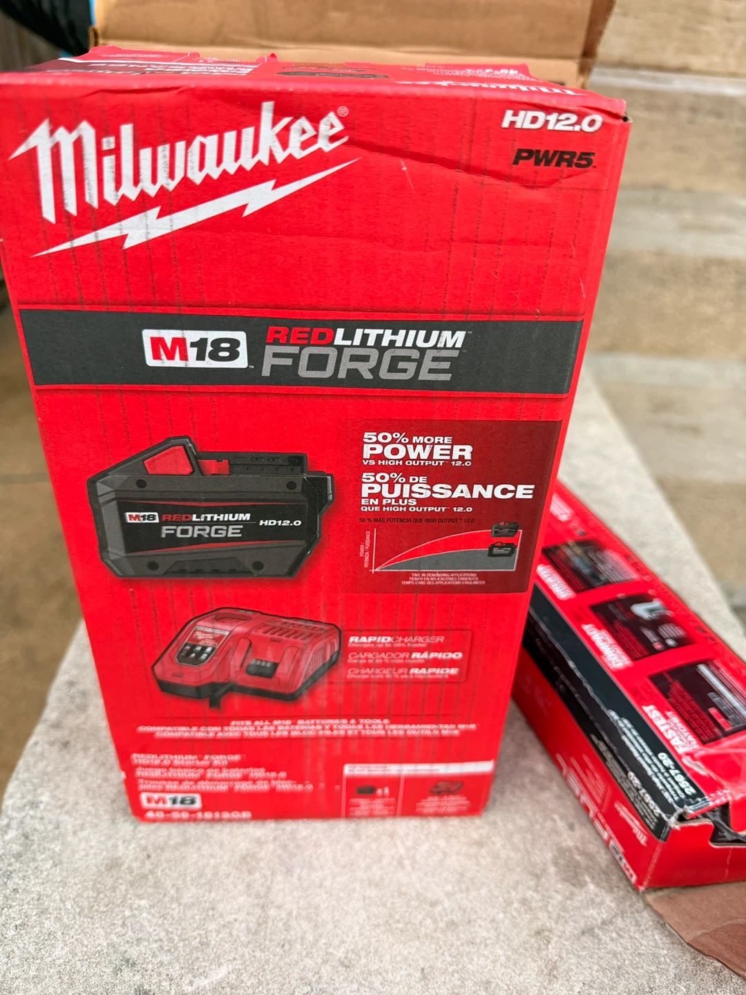Milwaukee M18 REDLITHIUM FORGE HD12.0 Battery