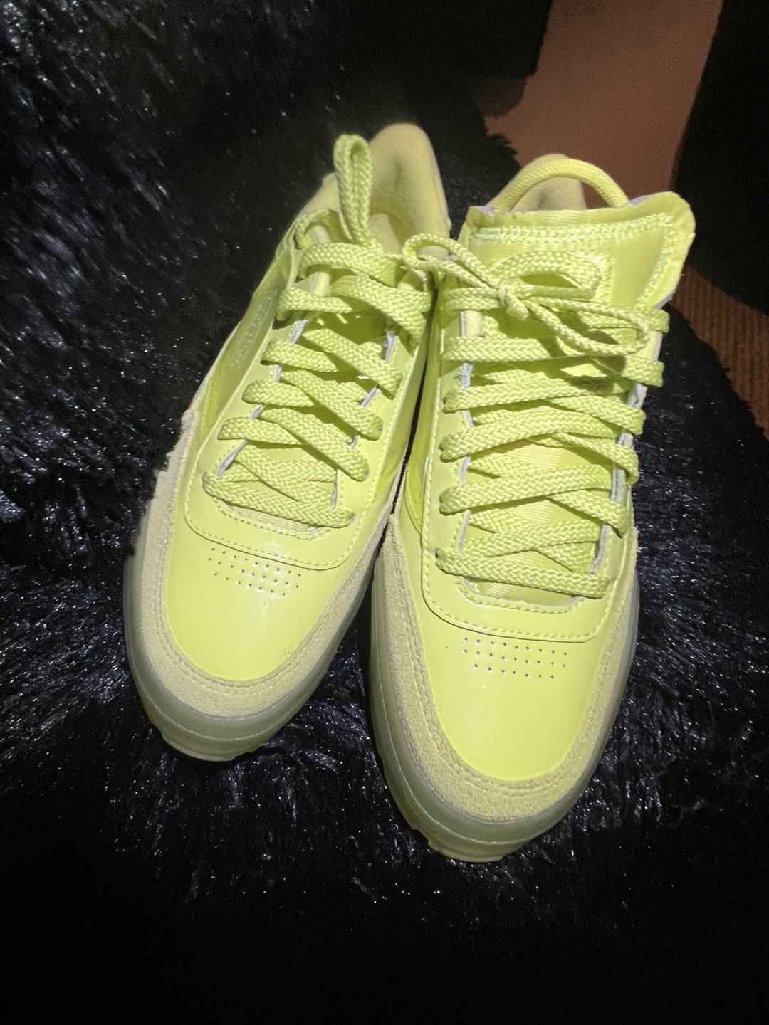 Reebok Club C Cardi B  - Neon Yellow - photo 4